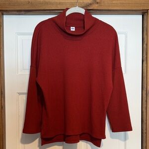 Old Navy Rich Red Cowl Neck Sweater